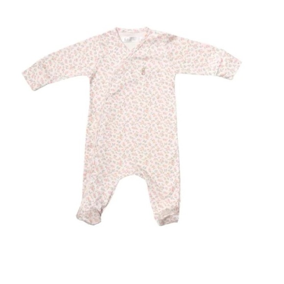 Pink Floral Pajamas Sizes: 3, 6, 9, 12 M - Picture 1 of 1